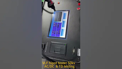 VLF hipot テスト 50kv AC/DC & TD テスト