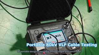 80kV VLF Hipot Tester コンパクトケーブルテストソリューション